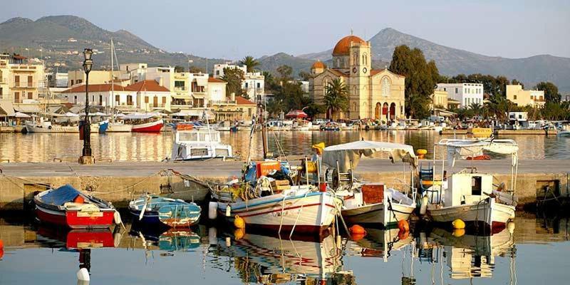 Παραθαλασσια Στουντιο Μιχαλιας Sea View Studio Michalias Agia Marina  Extérieur photo