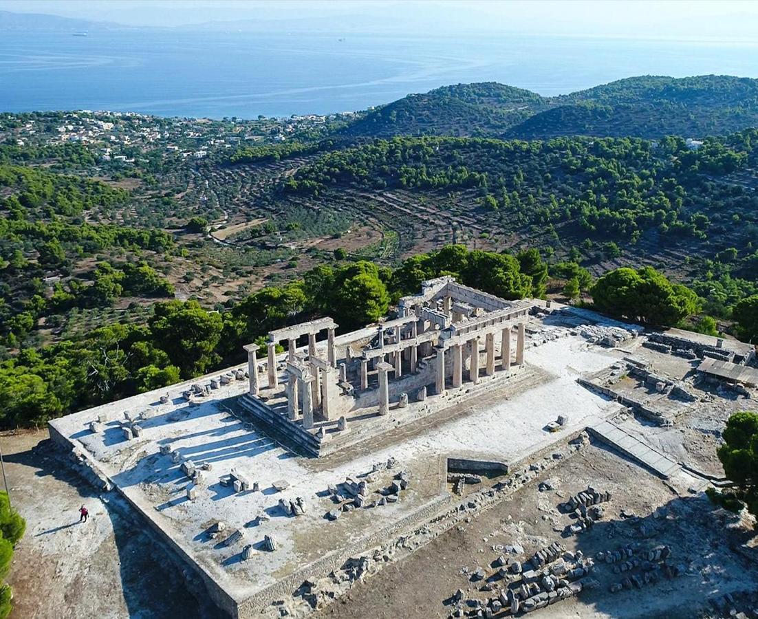 Παραθαλασσια Στουντιο Μιχαλιας Sea View Studio Michalias Agia Marina  Extérieur photo